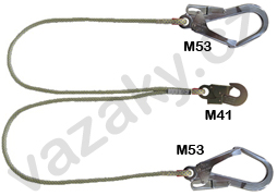 UP One přídavné lano dvojité + M41 + 2x M53